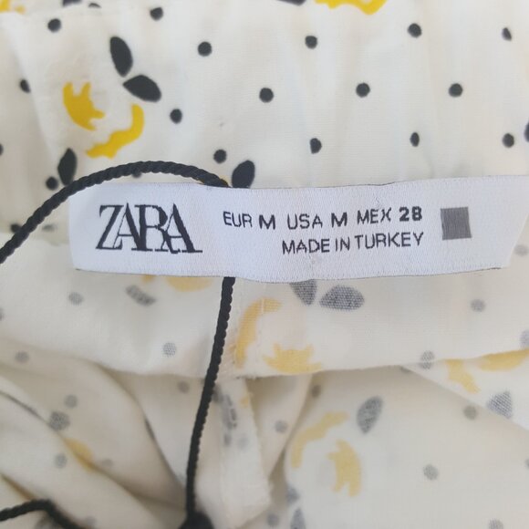 ZARA ! 100% Cotton Jumpsuit with flowers ( Medium ) - Picture 8 of 14